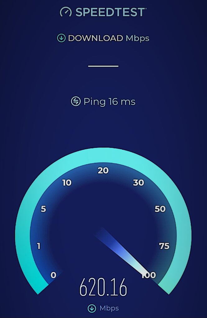 Mobile network speed 