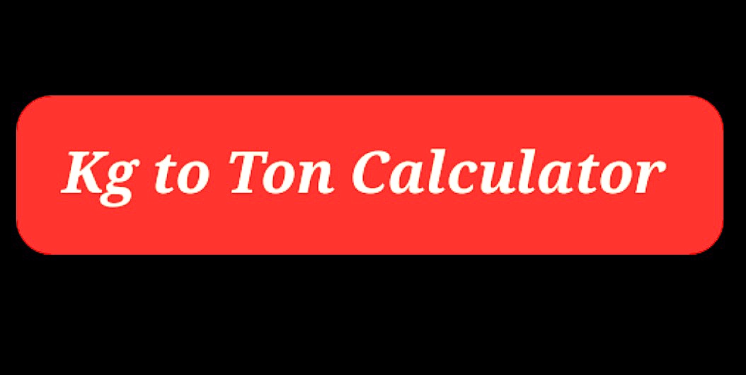 online-kg-to-ton-calculator